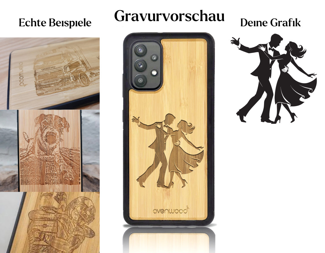 INDIVIDUELL Samsung Galaxy A32 4G Bambus-Kunststoff