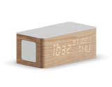 Réveil et chargeur sans fil | Avenwood 032 aspect érable 