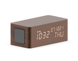 Wecker & Wireless Charger | Avenwood 032 Nussbaum Optik