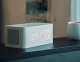 Wecker & Wireless Charger | Avenwood 032 Weiss