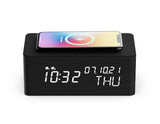 Wecker & Wireless Charger | Avenwood 032 Schwarz