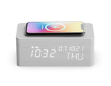 Wecker & Wireless Charger | Avenwood 032 Weiss