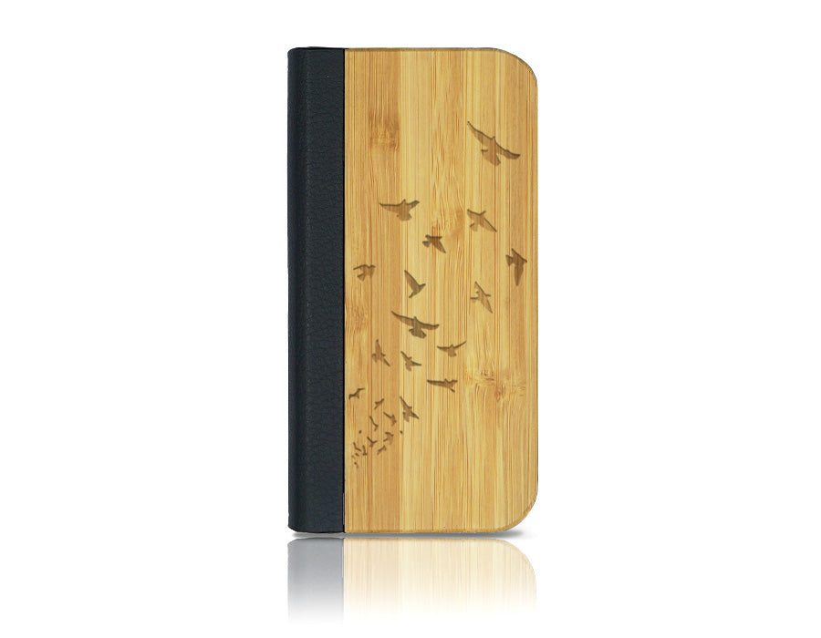 Étui à rabat pour iPhone 13 Mini Oiseaux