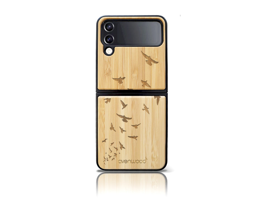 Coque arrière OISEAUX Samsung Galaxy Z Flip4 5G