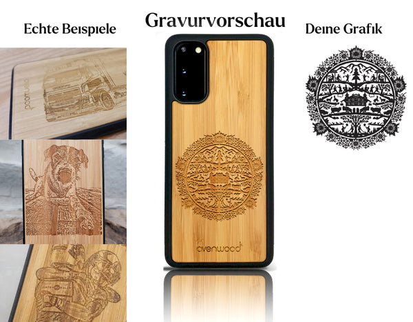 INDIVIDUELL Samsung Galaxy S20 FE Bambus-Kunststoff