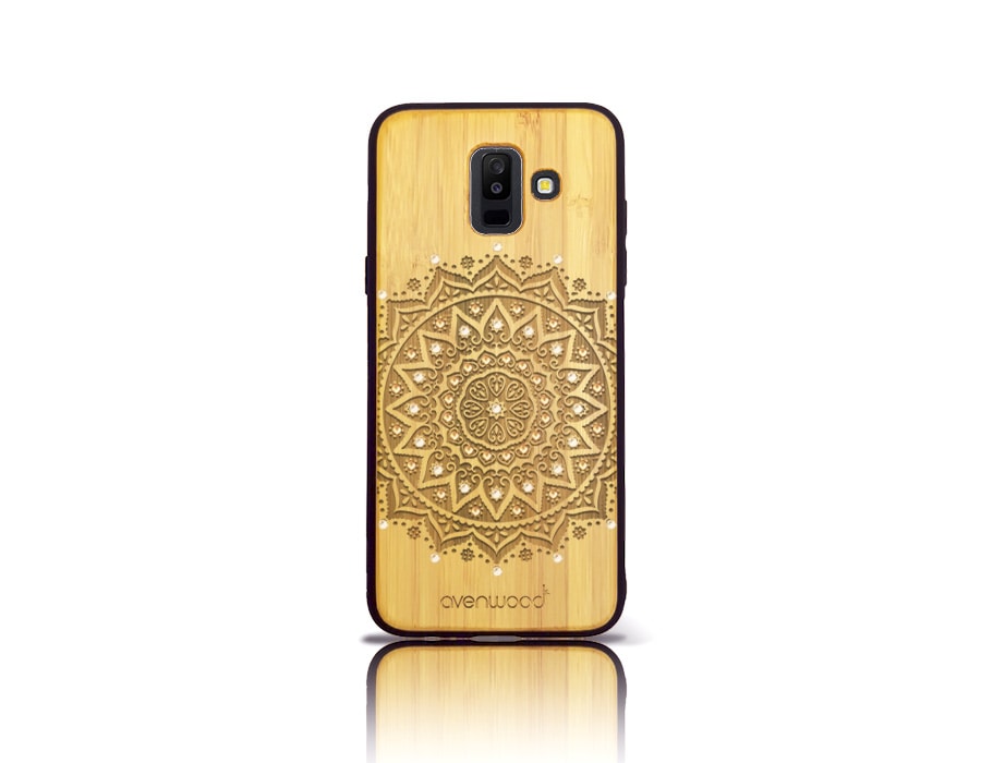 Coque arrière Samsung Galaxy A6 "Mandala Swarovski - Edition Limitée"
