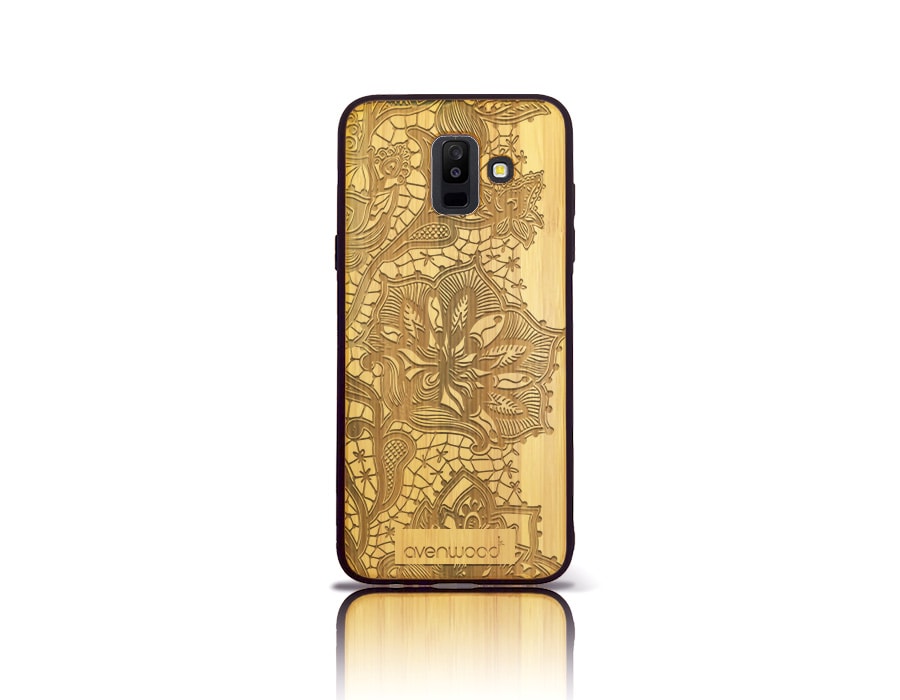 Coque arrière FLEURS Samsung Galaxy A6