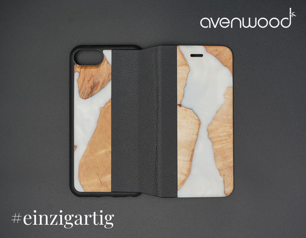 iPhone 7 / 8 PORTO COLLECTION étui à rabat 3902 argent