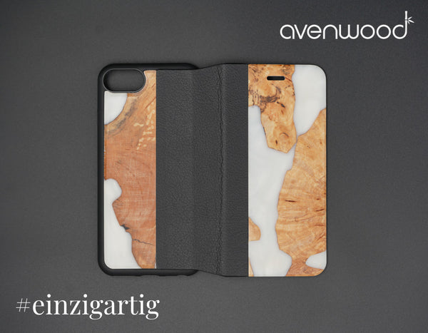 iPhone 7 / 8 PORTO COLLECTION étui à rabat 3903 argent