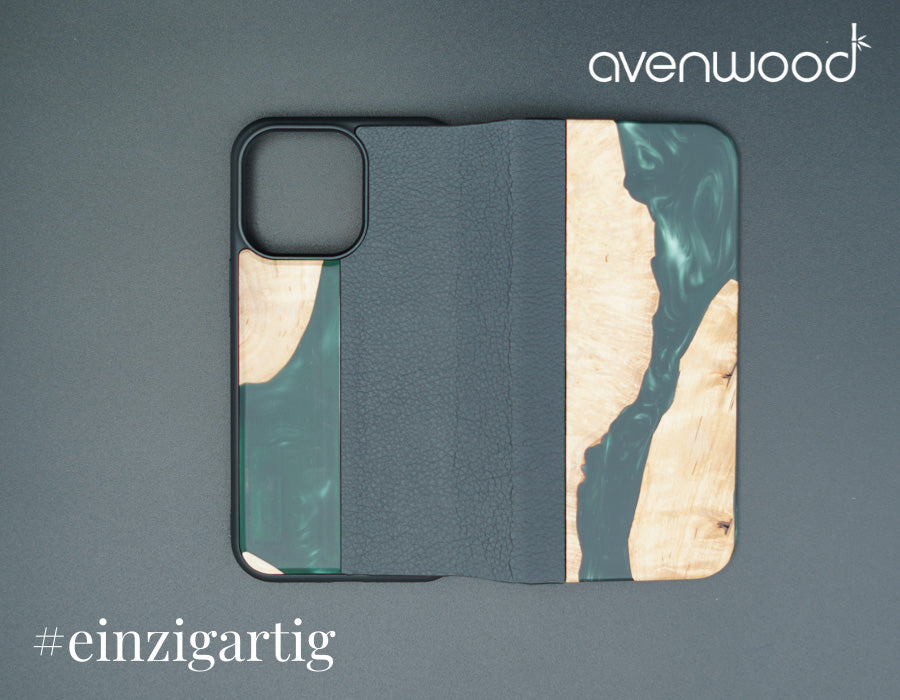 iPhone 13 Pro PORTO COLLECTION FLIPCASE 6034 Grün