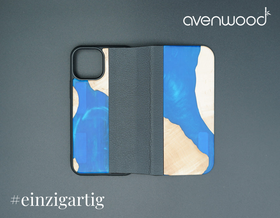 iPhone 13 Mini PORTO COLLECTION FLIPCASE 6120 Bleu