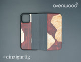 iPhone 13 Mini PORTO COLLECTION FLIPCASE 6131 Rot