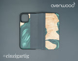 iPhone 13 Mini PORTO COLLECTION FLIPCASE 6144 Grün