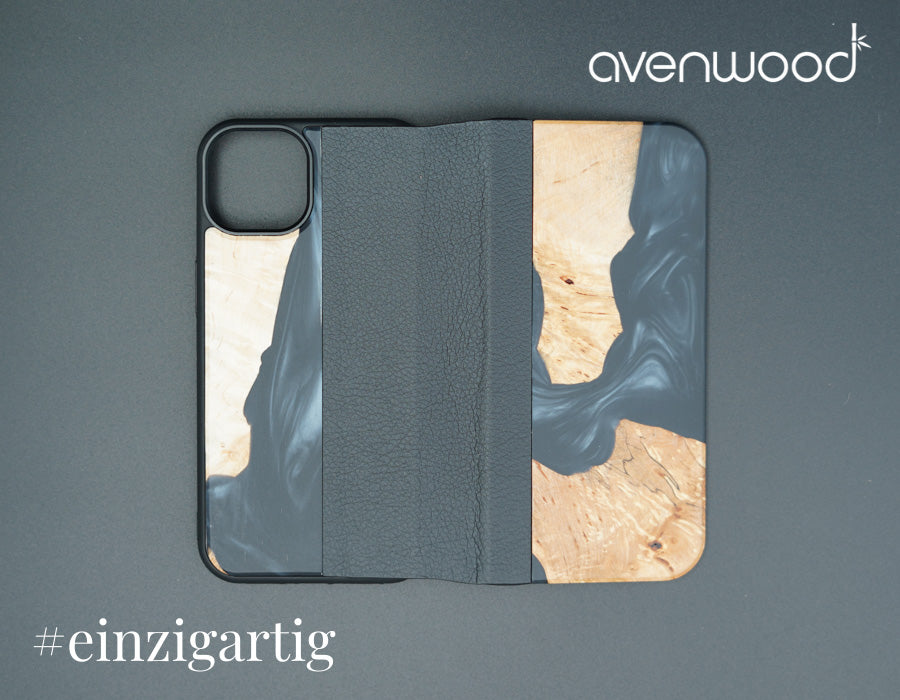 iPhone 13 PORTO COLLECTION FLIPCASE 6350 Schwarz