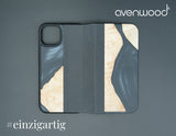 iPhone 13 PORTO COLLECTION FLIPCASE 6352 Schwarz