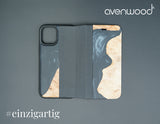 iPhone 12 Mini PORTO COLLECTION FLIPCASE 6554 Schwarz