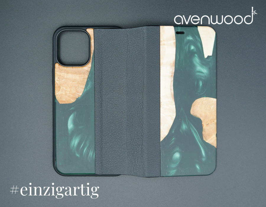 iPhone 12 Pro Max PORTO COLLECTION FLIPCASE 6643 Grün