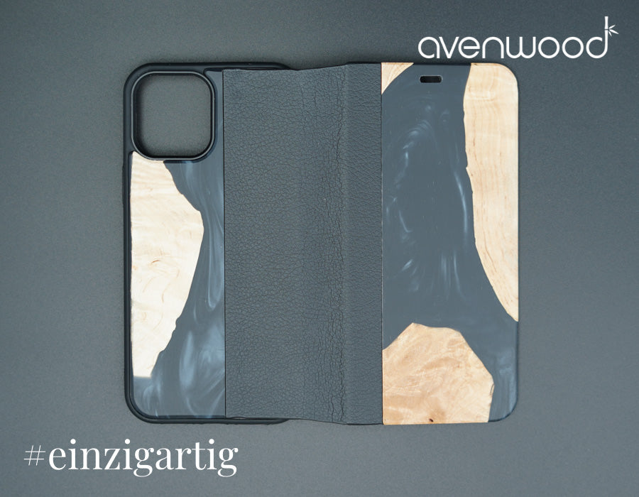 iPhone 12 Pro Max PORTO COLLECTION FLIPCASE 6650 Schwarz