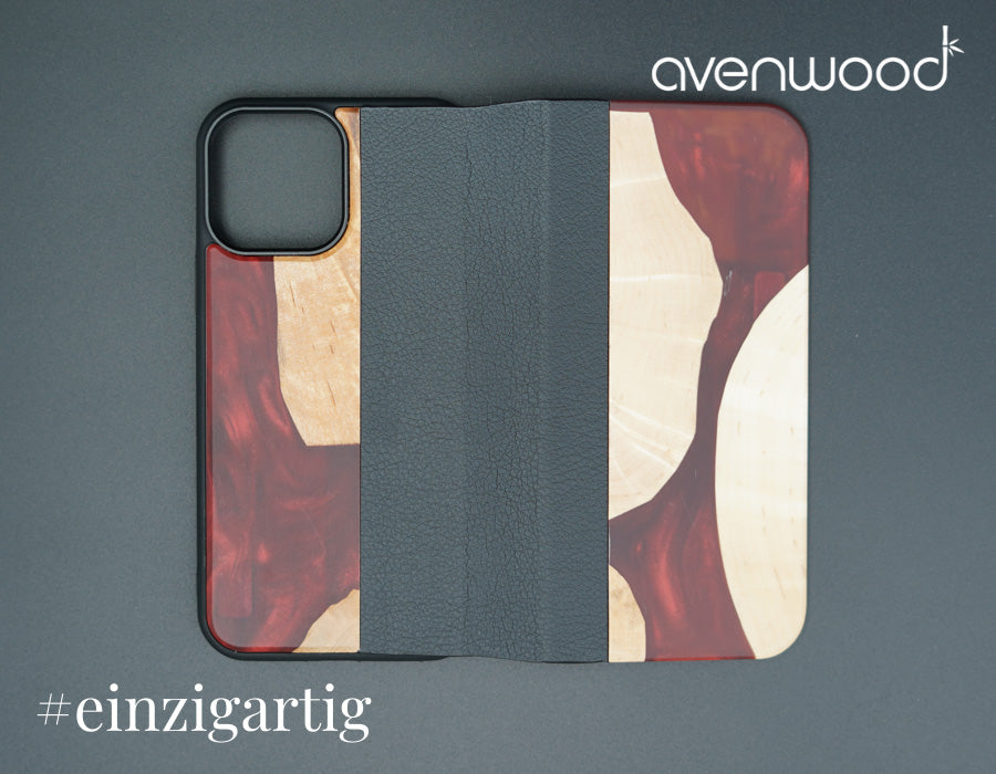 iPhone 13 Pro Max PORTO COLLECTION FLIPCASE 6730 Rot