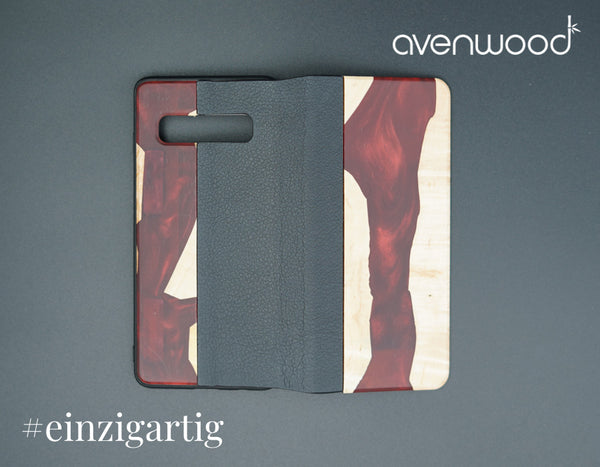 Samsung Galaxy S10 PORTO COLLECTION FLIPCASE 7130 Rot