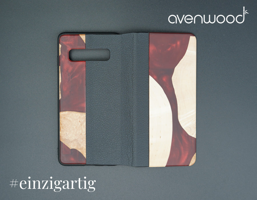 Samsung Galaxy S10 PORTO COLLECTION FLIPCASE 7132 Rot