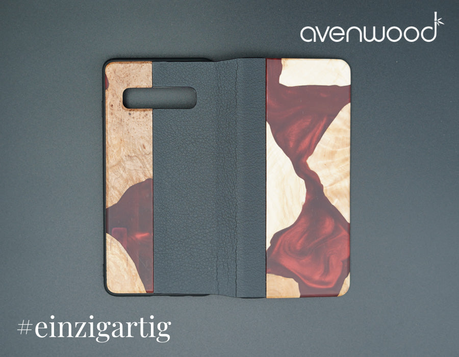 Samsung Galaxy S10 PORTO COLLECTION FLIPCASE 7135 Rot