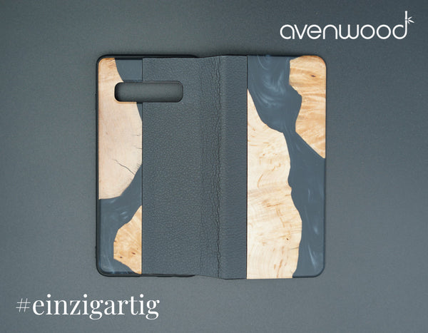 Samsung Galaxy S10 PORTO COLLECTION FLIPCASE 7150 Schwarz