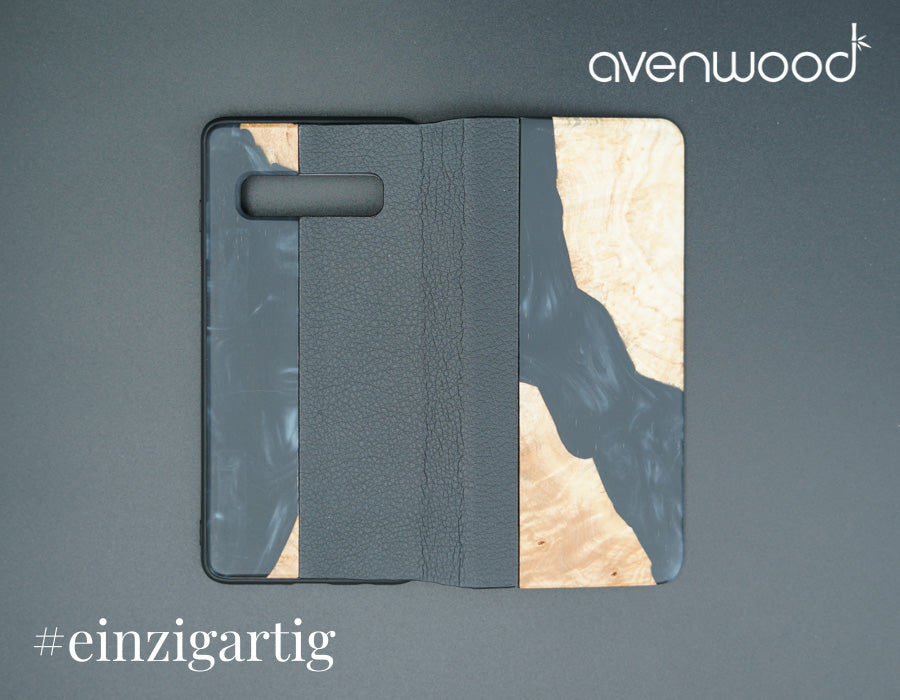 Samsung Galaxy S10 PORTO COLLECTION FLIPCASE 7156 Schwarz