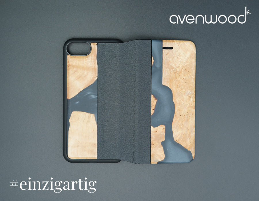 iPhone 7 / 8 PORTO COLLECTION Flipcase 7950 Schwarz