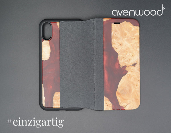 iPhone XR PORTO COLLECTION FLIPCASE 9034 Rot