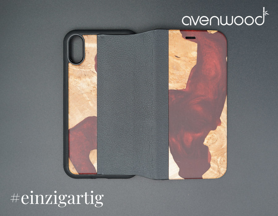 iPhone XR PORTO COLLECTION FLIPCASE 9035 Rot
