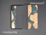 iPhone XR PORTO COLLECTION FLIPCASE 9048 Grün