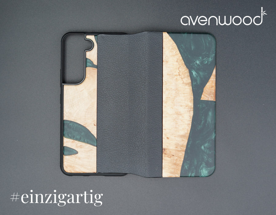Samsung Galaxy S22 PORTO COLLECTION FLIPCASE 9247 Grün