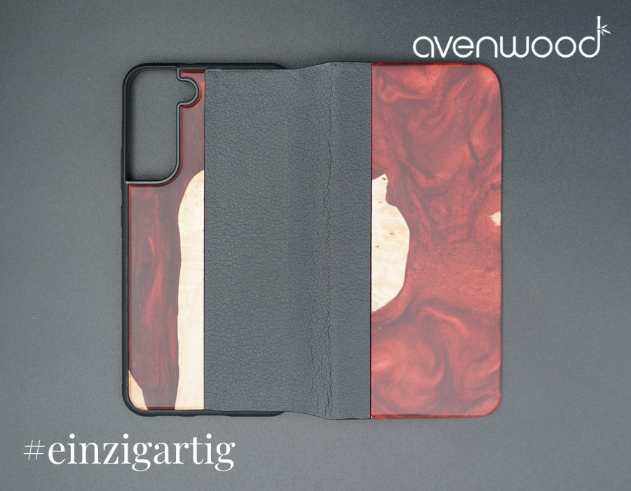 Samsung Galaxy S22 Plus PORTO COLLECTION FLIPCASE 9434 Rot