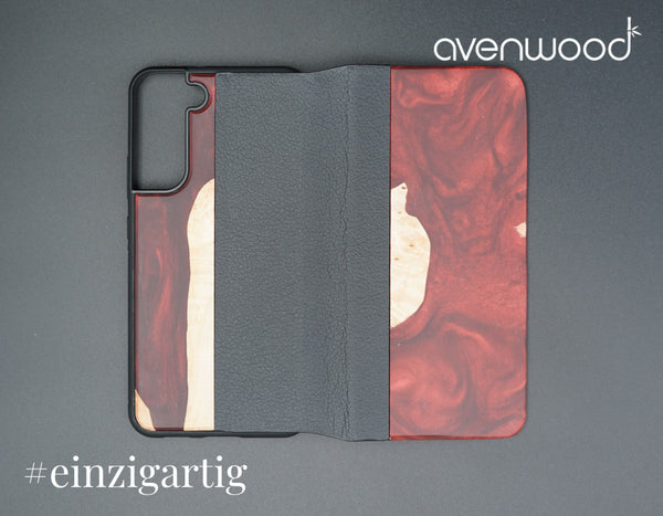 Samsung Galaxy S22 Plus PORTO COLLECTION FLIPCASE 9434 Rouge