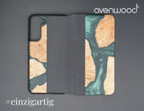 Samsung Galaxy S22 Plus PORTO COLLECTION FLIPCASE 9444 Grün