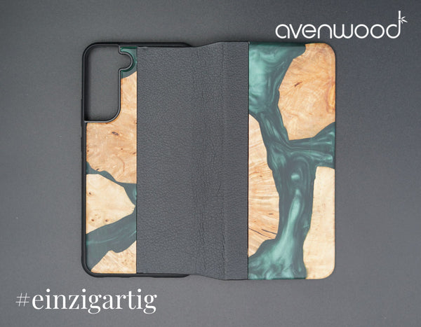 Samsung Galaxy S22 Plus PORTO COLLECTION FLIPCASE 9444 Vert
