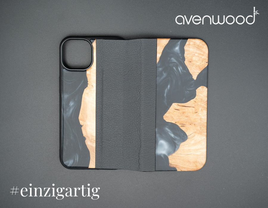 iPhone 13 PORTO COLLECTION FLIPCASE 13354 Schwarz