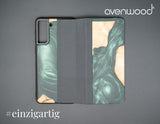 Samsung Galaxy S21 Plus PORTO COLLECTION FLIPCASE 13741 Grün