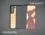 Samsung Galaxy S21 FE 5G PORTO COLLECTION FLIPCASE 13833 Rot