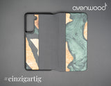 Samsung Galaxy S21 FE 5G PORTO COLLECTION FLIPCASE 13845 Grün