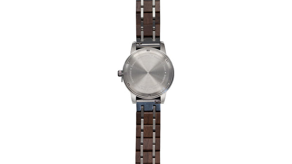 Gravur Holz Metalluhr Oslo LIMITED EDITION