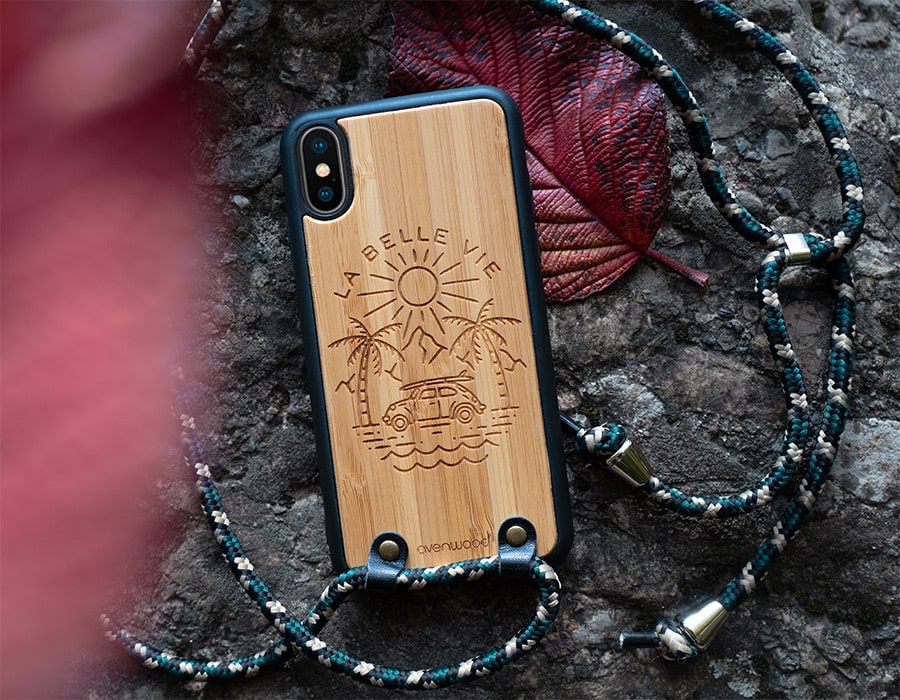 Coque avec sangle MOUNTAIN pour iPhone 12 Pro