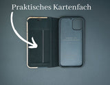 iPhone 12 Mini PORTO COLLECTION FLIPCASE 6553 Schwarz