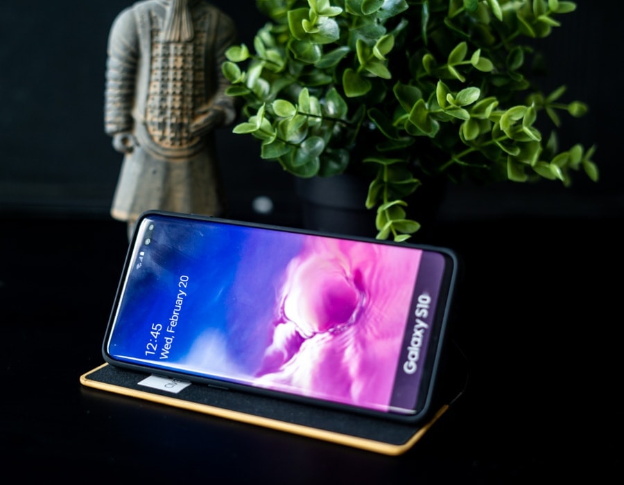 Étui à rabat BER pour Samsung Galaxy S10