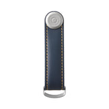 Orbitkey Leather "Silver Navy / Tan"
