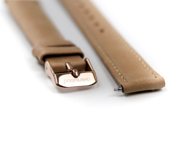 Lederarmband 'rosé'