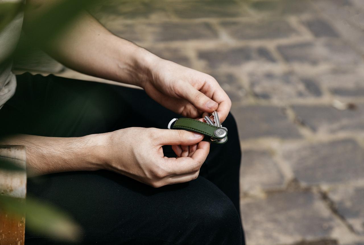 Orbitkey Cactus Cuir "Cactus Vert"