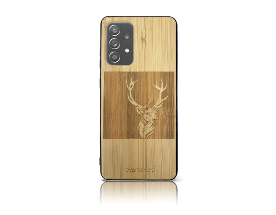 DEER Samsung Galaxy A72 Holz-Kunststoff Hülle
