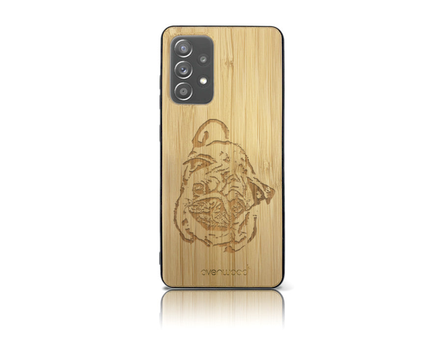 BULLDOGGE Samsung Galaxy A72 Holz-Kunststoff Hülle